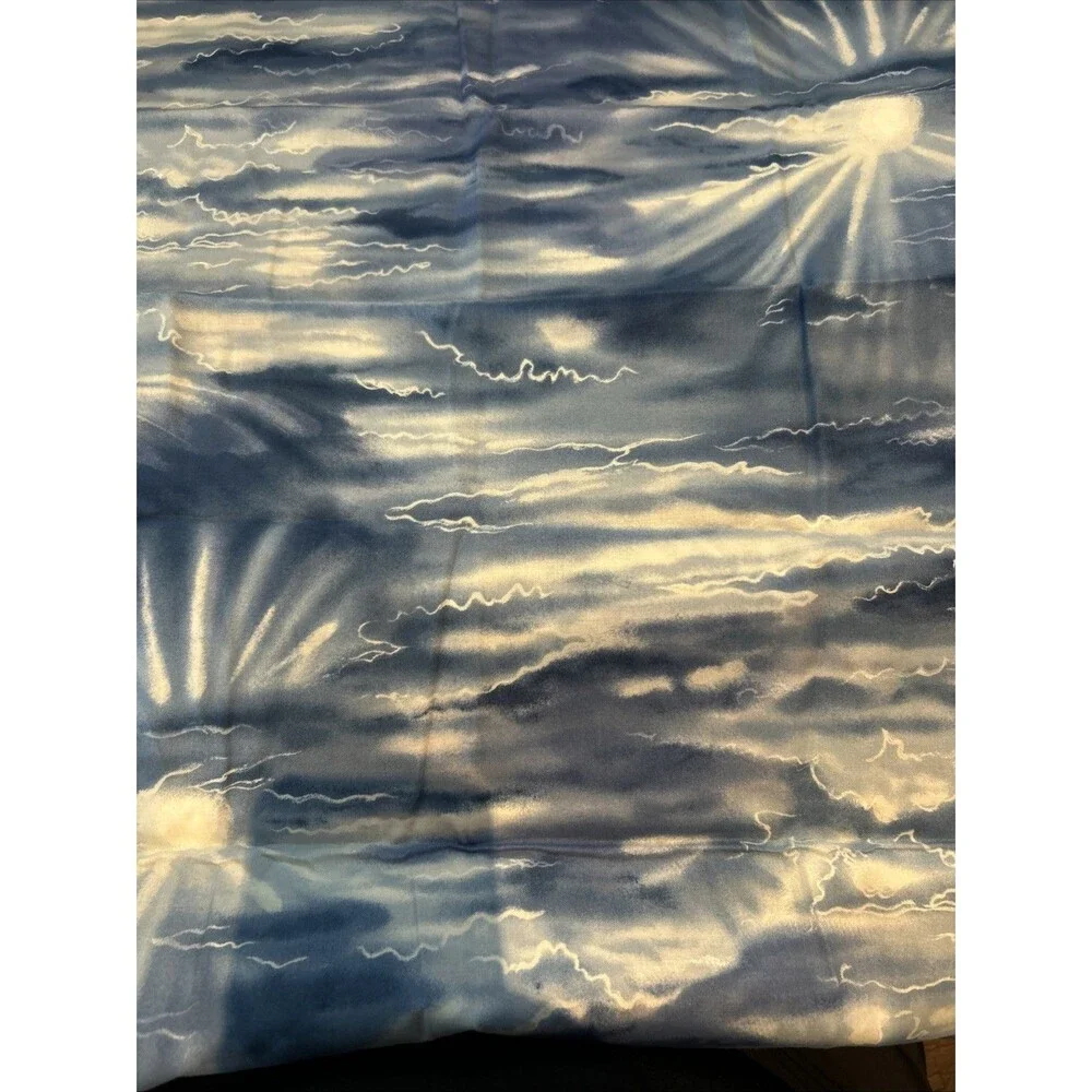 Hoffman Natures Element Cotton Quilting Fabric Sun Ray Sunrise Cloud Screenprint